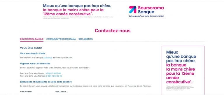 Boursorama Contacter Le Service Client Compte Pro