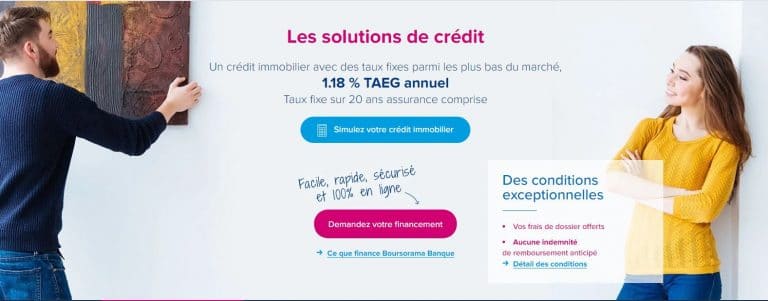 Boursorama Le Credit Immobilier Compte Pro