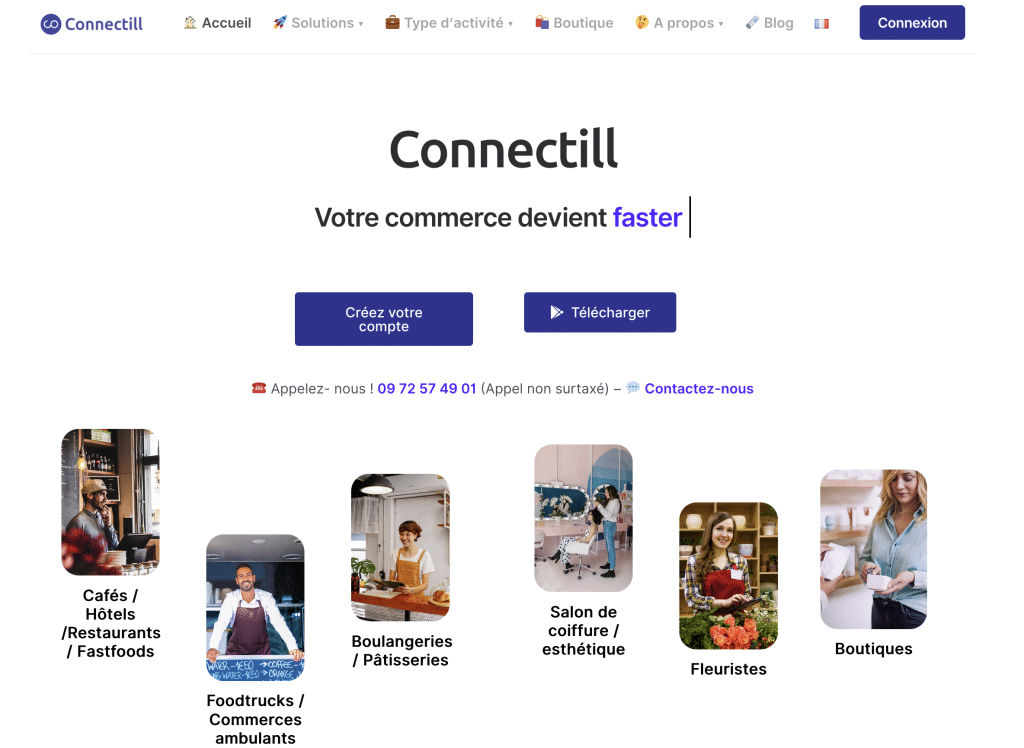 Connectill caisse enregistreuse